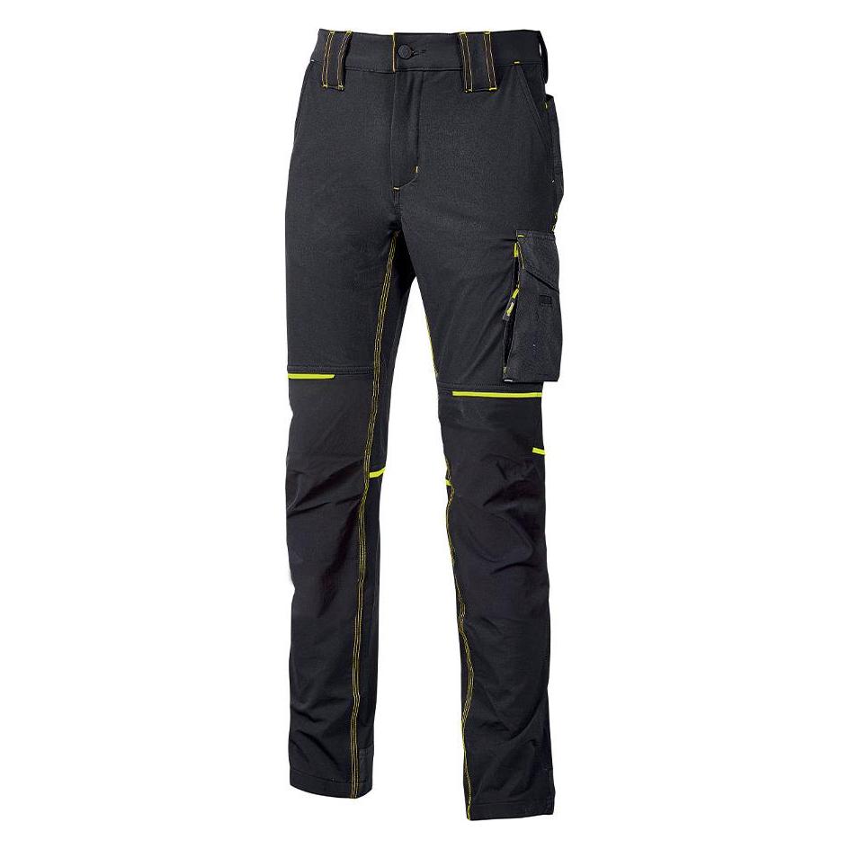 Upower, Pantaloni Da Lavoro, U-Power Pantalone Black Carbon Taglia L (L)