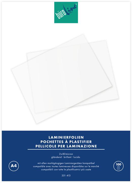 Image du produit BüroLine Feuilles de plastification - standard (A4, 100 pièce(s), 80 µm)