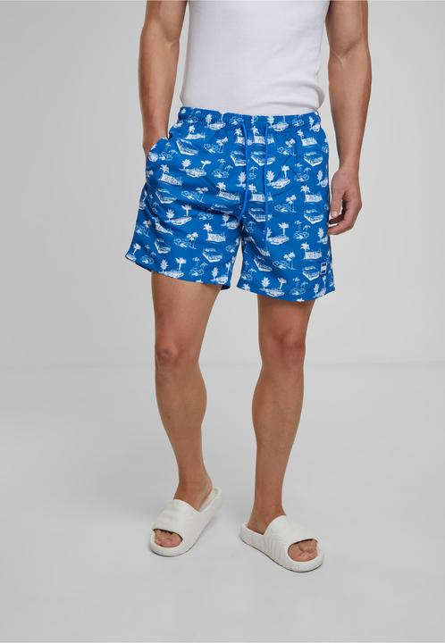 Actual product image Urban Classics Pattern Swim Shorts - 4984 (4XL)