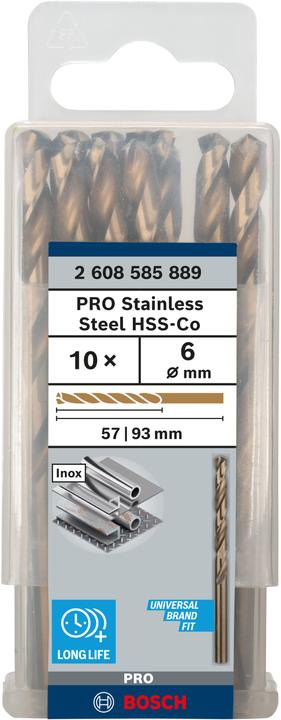 Productafbeelding Bosch Professional Zubehör HSS metaaldraaiboor 6 mm A (6 mm)