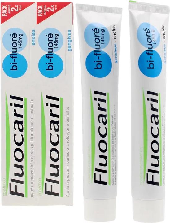 Fluocaril Gum Zahnpasta Bifluorid 145mg Pack 2 X 75ml (75 ml)