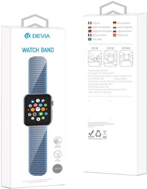 Produktbild Devia Sport Loop Orange 384041mm (40 mm, Fabric, Nylon)