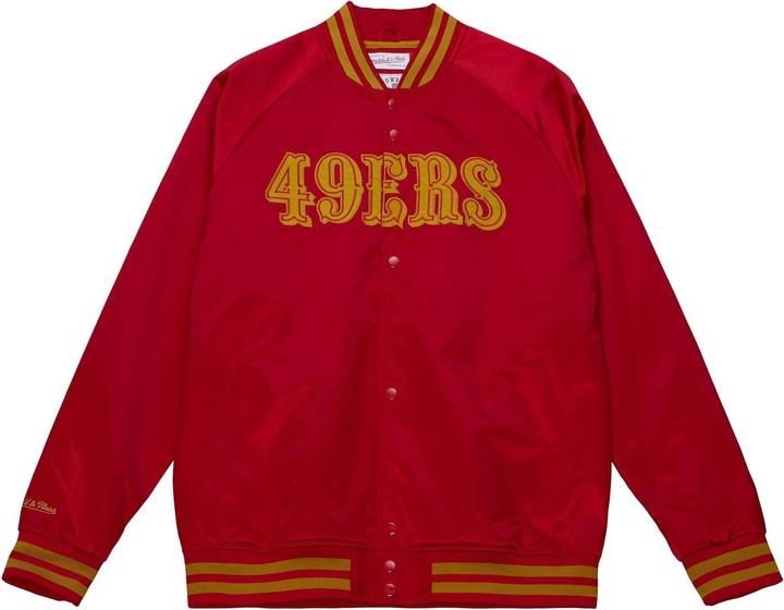 Immagine prodotto Mitchell & Ness M&N Veste leggera in raso Varsity - San Francisco 49ers (S)
