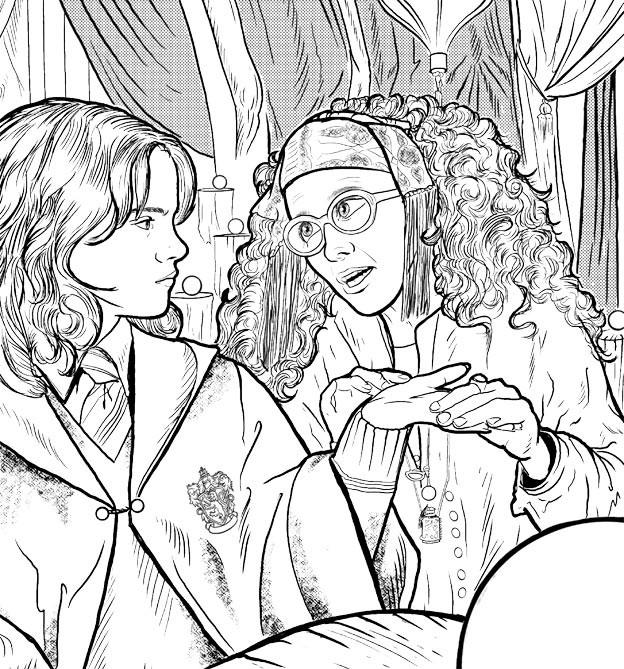 Actual product image Harry Potter - Magical Colouring World