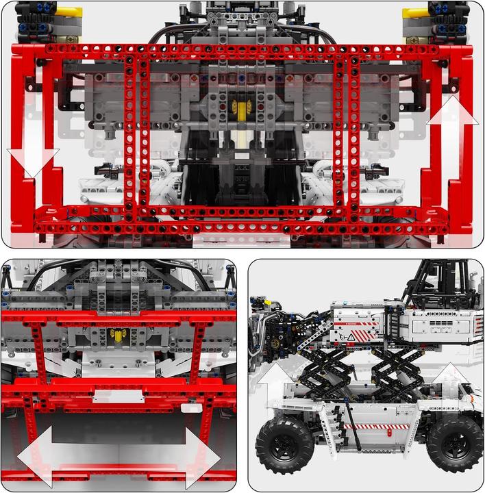 Immagine prodotto Mould King 17029 - Impilatore di container - Rosso camion