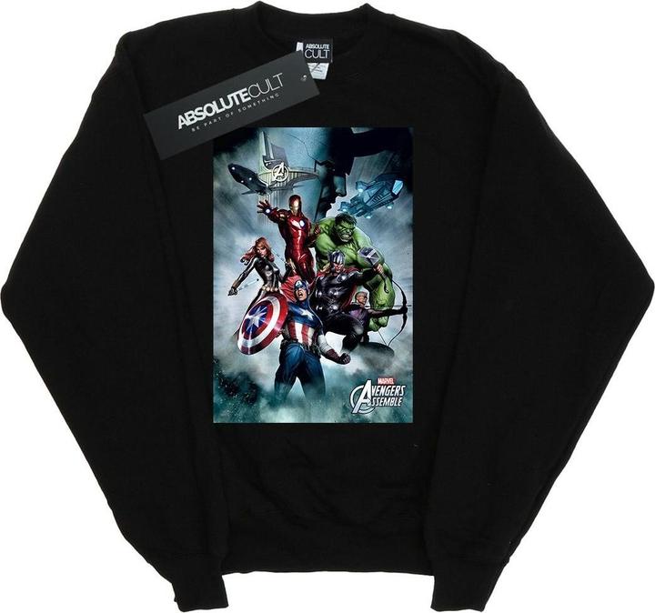 Produktbild Avengers Team Montage Sweatshirt Mädchen (128)