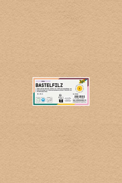 Actual product image Folia Craft felt, 300 x 450 mm, 3.5 mm, skin