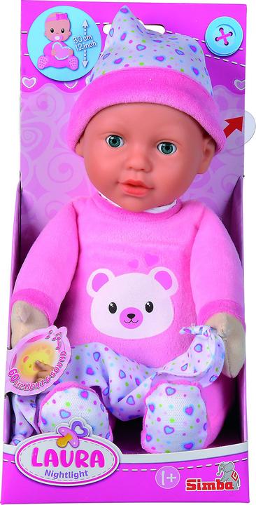 Actual product image Simba Laura Nightlight Baby Pop, 30cm