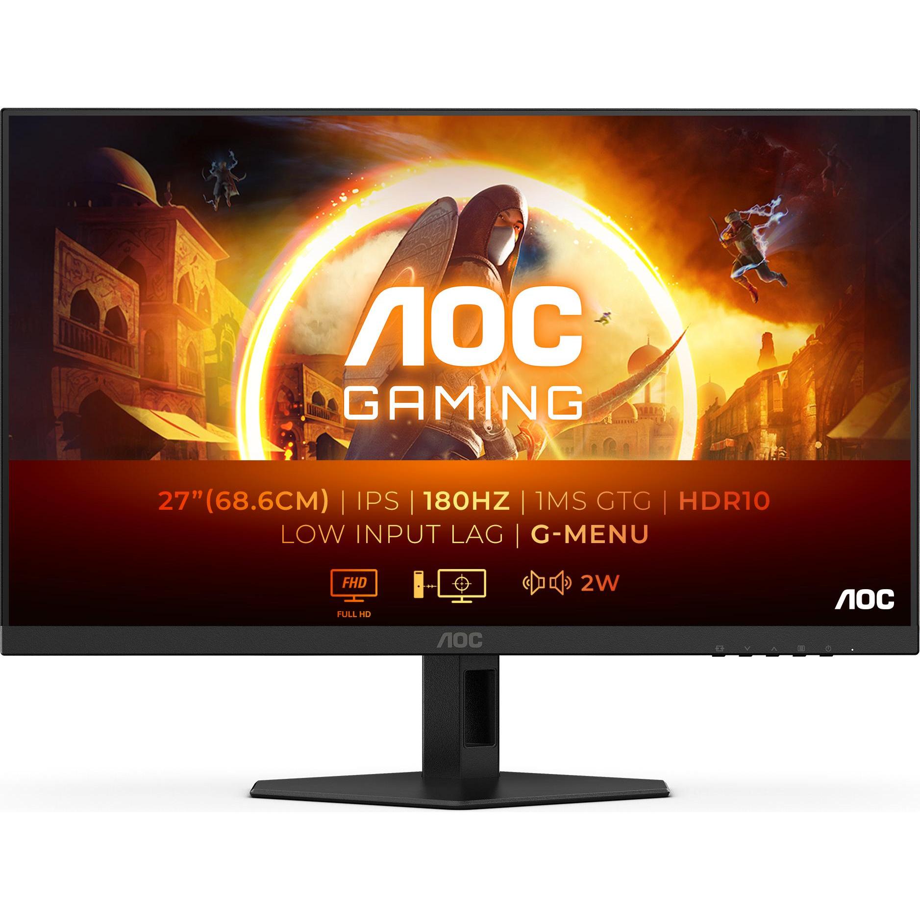 AOC e2352Phz (23 Zoll) Pixel (1920 x 1080 Pixel, 27"), Monitor, Schwarz