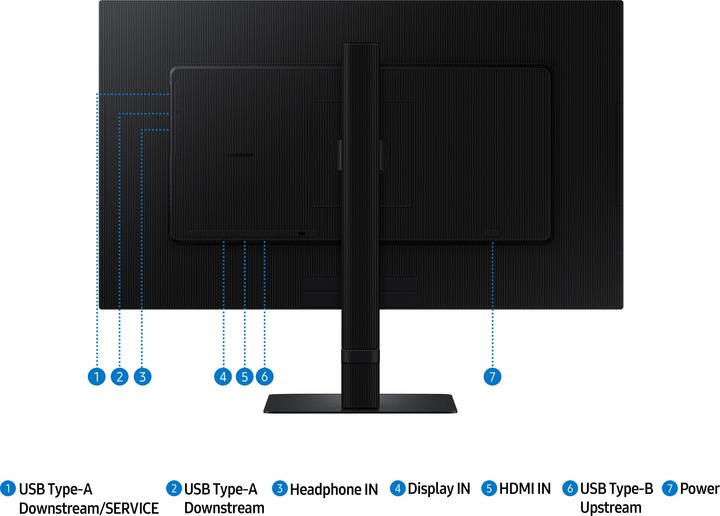 Actual product image Samsung ViewFinity S8 - S80D (3840 x 2160 Pixels, 27")