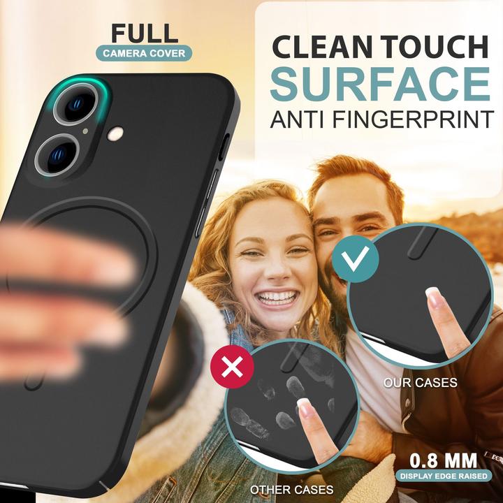 Produktbild Nalia Extrem Dünnes 0,3mm Hard-Case mit MagSafe, Matte Hülle (Apple iPhone 16)