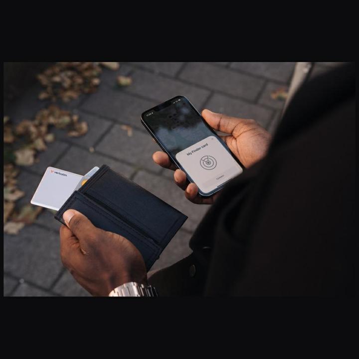 Immagine prodotto Verbatim My Finder Card Bluetooth czarny srebrny biały/nero argento bianco - urządzenie do śledzenia (iOS, Mac OS)