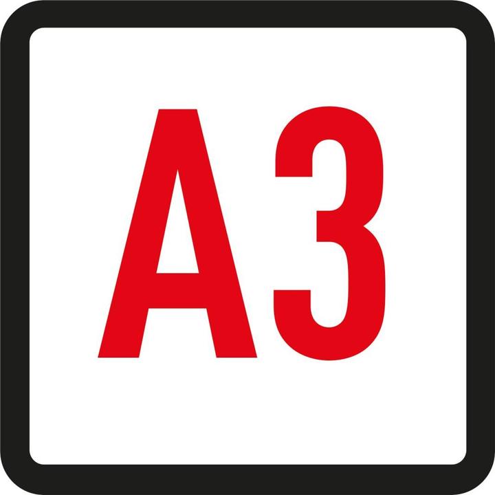 Produktbild Herlitz Zeichenblock DIN A3, 100 g/qm, 20 Blatt (A3, Blanko, Kein Einband)