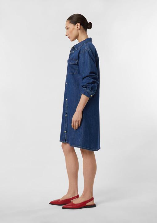 Image du produit Comma Kleid Kurzes Jeans Hemdblusenkleid (36)