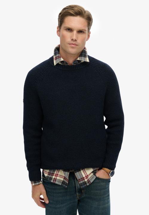 Produktbild Superdry Dicker Pullover mit Raglanärmeln (S)