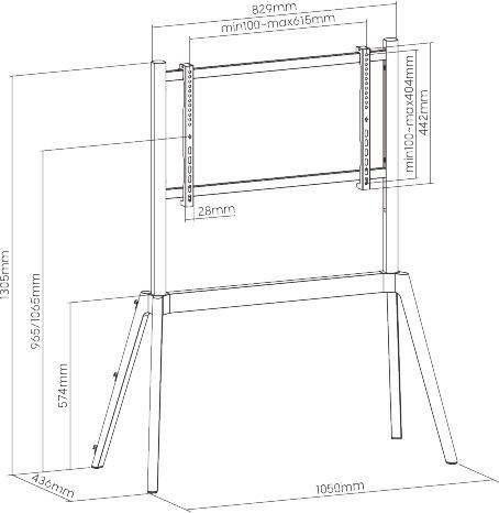 Image du produit Mozi Art Series FS-15 (40 kg, 49" - 75")