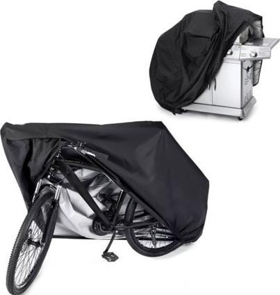Actual product image Hurtel Waterproof grill cover, bicycle cover, garden furniture cover, XXL cover, black