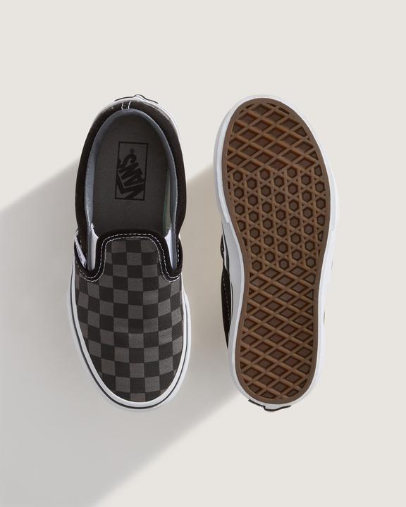 Image du produit Vans UY Classic Slip-On (Checkerboard) Blk/Pewter (30)