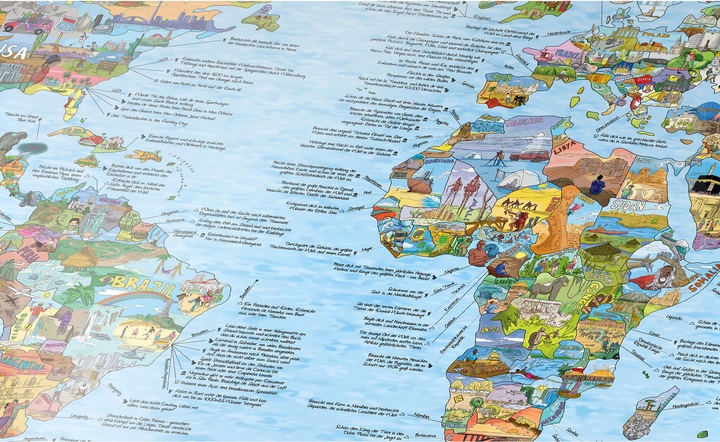Produktbild Awesome Maps Travel Map Weltkarte in Scratch Edition