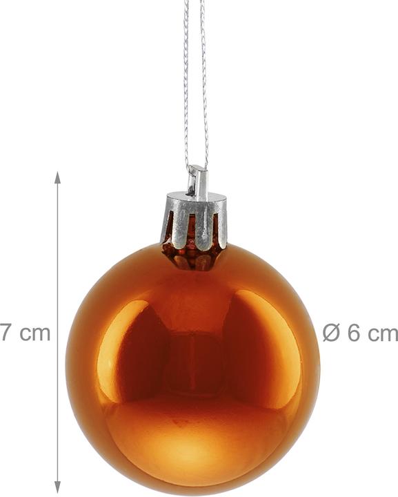 Actual product image Relaxdays Weihnachtskugeln im 50er Set (50 -part)