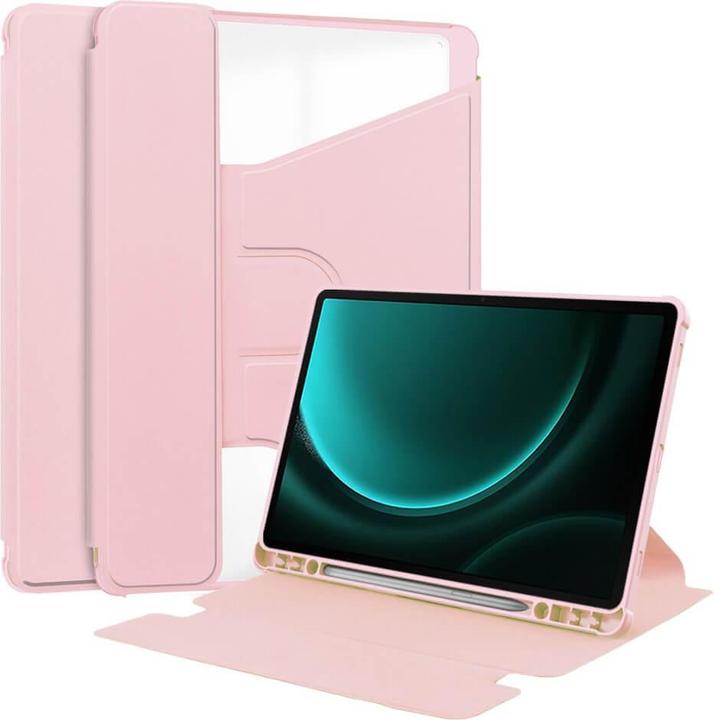 Produktbild Cover-Discount Galaxy Tab S9 FE+ - 360-Grad Tablet Hülle rosa (Galaxy Tab S9 FE+)