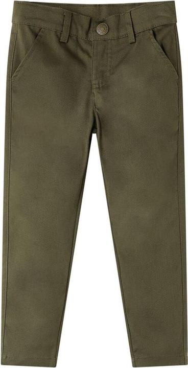 Image du produit VidaXL Pantalon enfant kaki 128,Composition : 60 % coton. 37 % polyester (128)