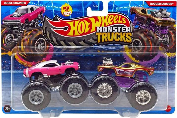 Hot Wheels Monster Trucks 2er-Pack Dodge Charger vs Rodger Dodger
