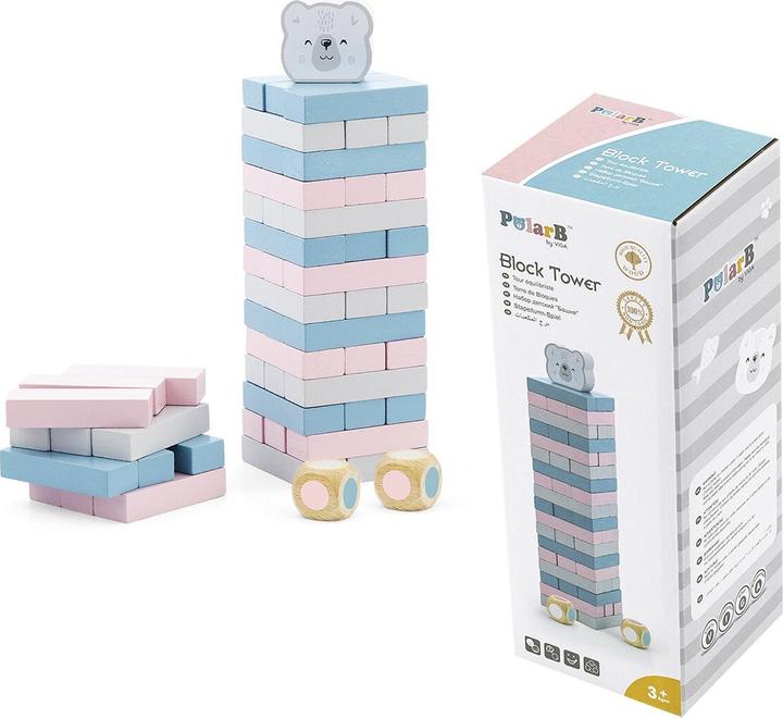 Huilerie Vigean Holzbrettspiel Jenga Viga PolarB