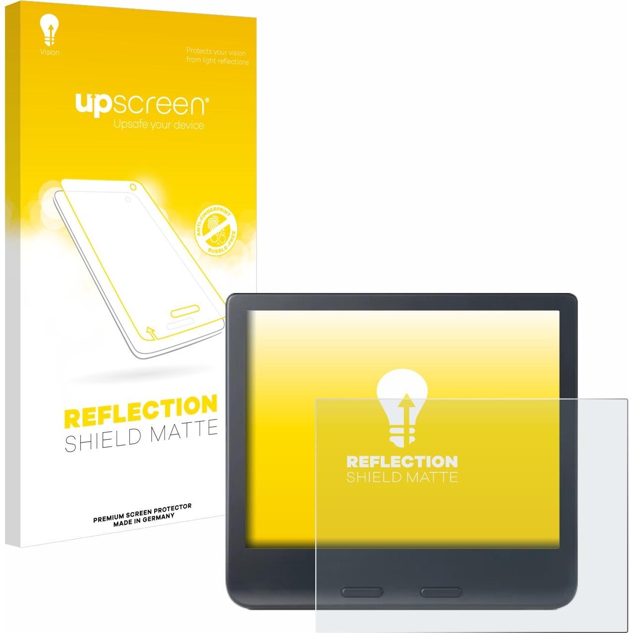 upscreen Reflection Shield Displayschutz Matt, eReader Zubehör, Grau