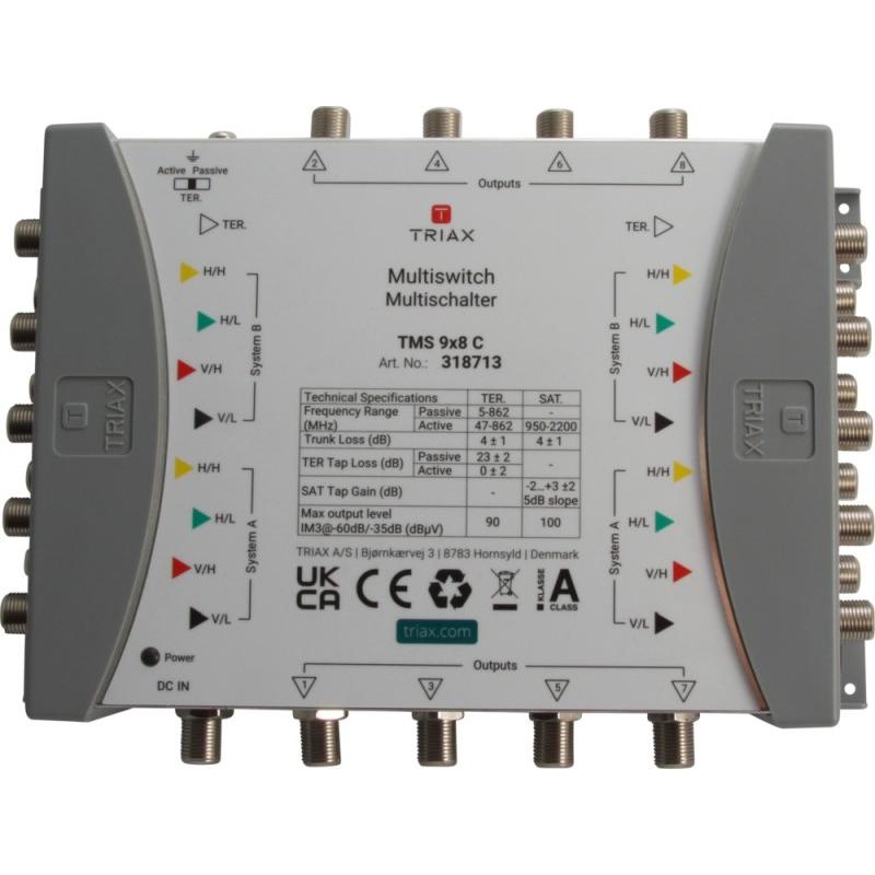 Triax TMS9x8C (Multischalter), SAT Zubehör