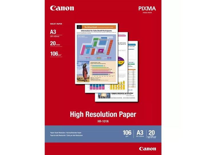 Produktbild Canon Hr-101n (106 g/m², A3, 20 Stk.)