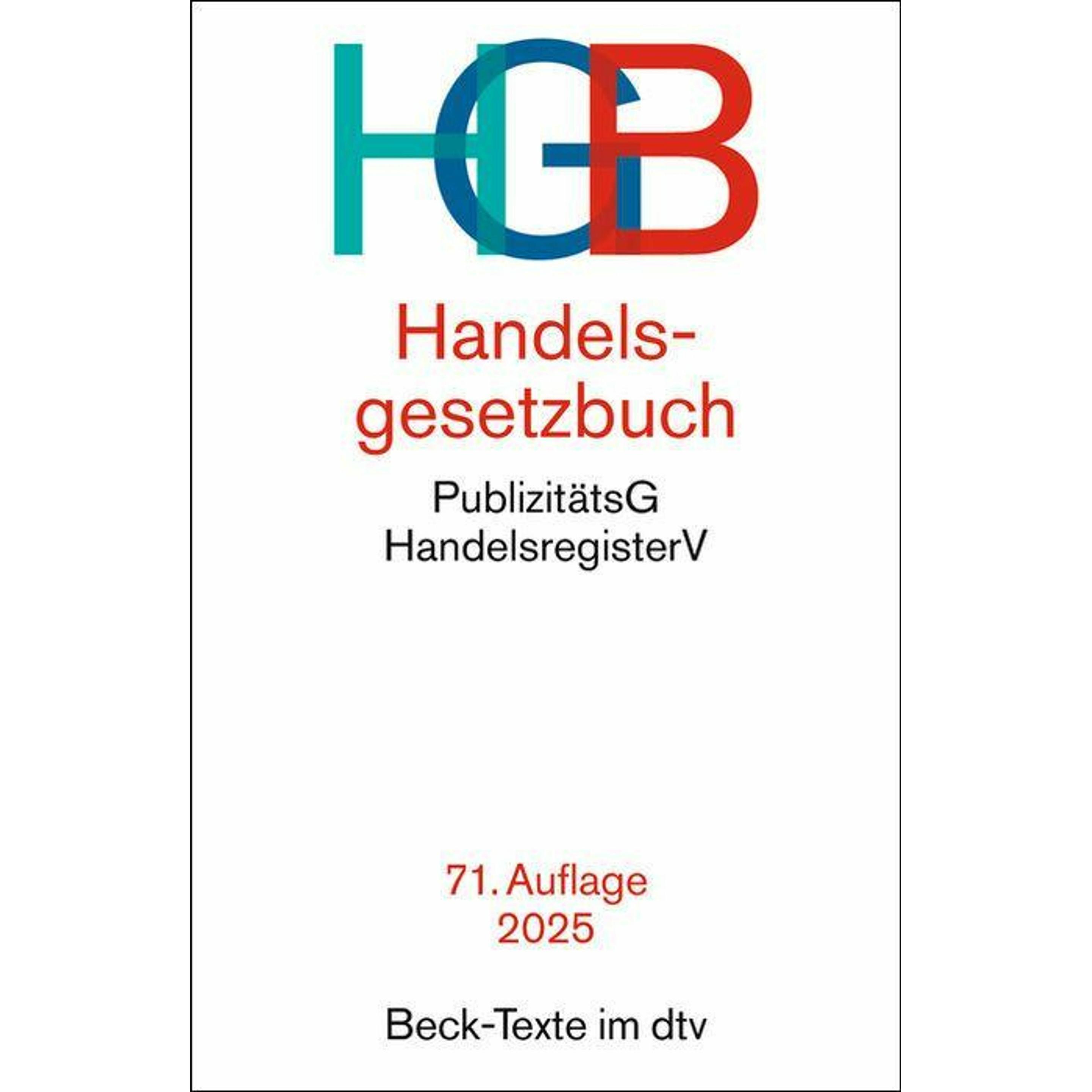 DTV Handelsgesetzbuch (397x) (61929062)