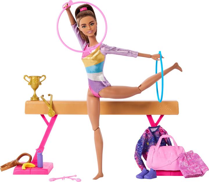 Actual product image Mattel Barbie gymnastics playset