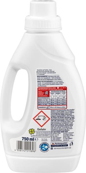 Actual product image dm Denkmit Ultra Sensitive (13 Washing cycles, Liquid)