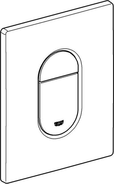 Image du produit Grohe Plaque de déclenchement Arena Cosmopolitan, montage vertical, chromé