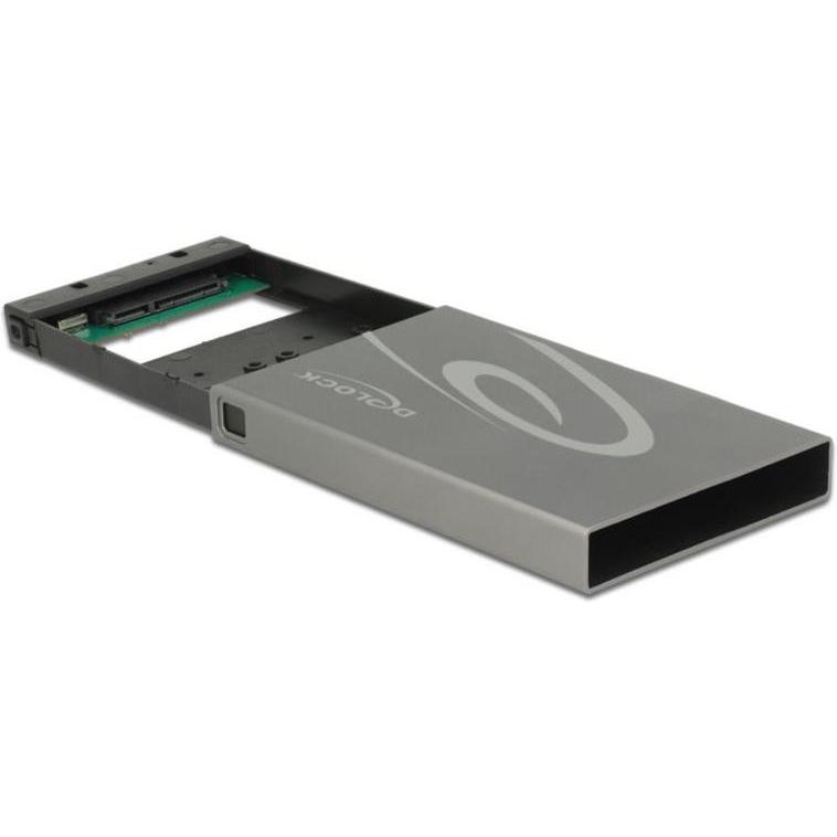 Delock Alloggiamento SATA HDD/SSD (2.5"), Case per hard disk, Grigio
