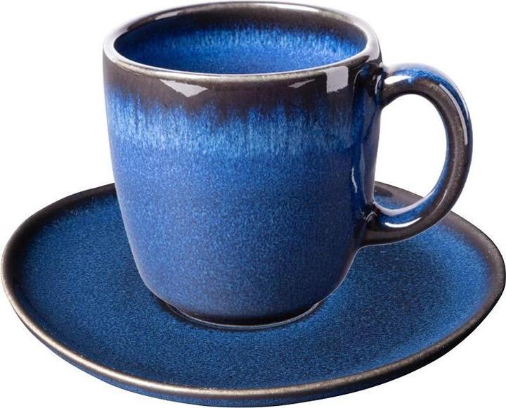 Immagine prodotto Like. by Villeroy & Boch Tazza da caffè Lave con piattino (190 ml, 2 x)