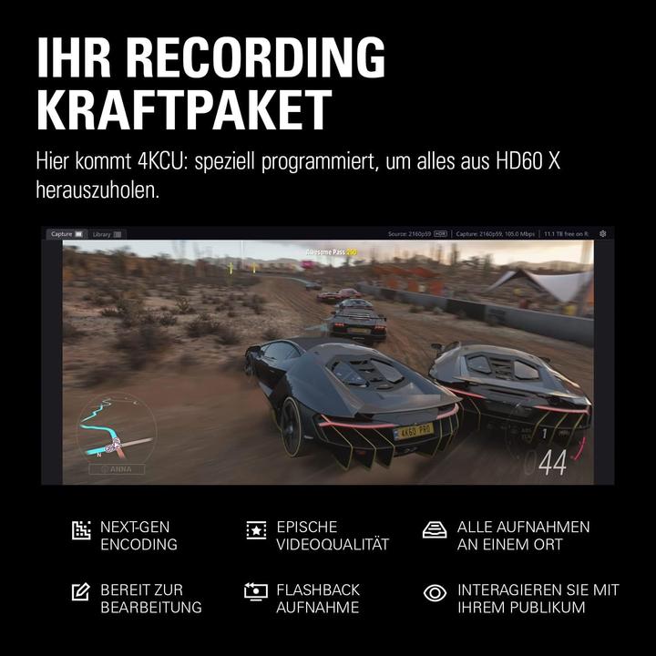 Image du produit Elgato Game Capture 4K S (PC, PS5, Xbox Series S, Xbox Series X, Switch 2, Mac)