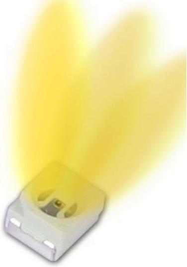 Actual product image Synergy 21 LED SMD PLCC2 3528 yellow 550700mcd