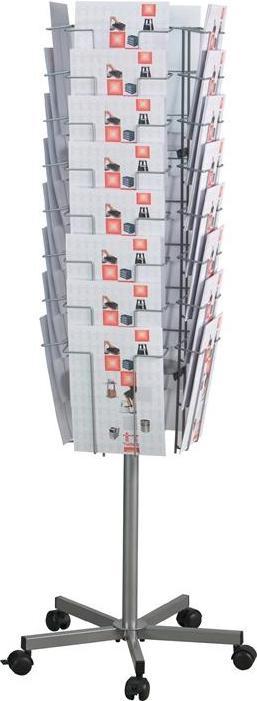 Image du produit Twinco Porte-brochures Twin Agenda A4 32 fag t/gulv Ø510xH1475mm (A4)