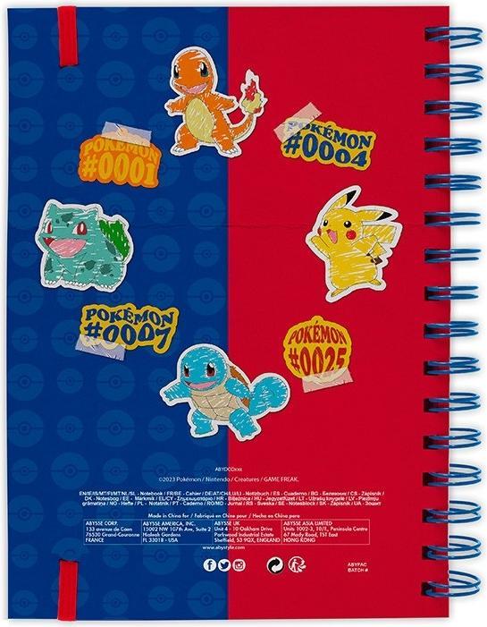 Image du produit ABYstyle Pokemon A5 Notebook Anelli: Blue & Red Partners (A5, Couverture rigide)