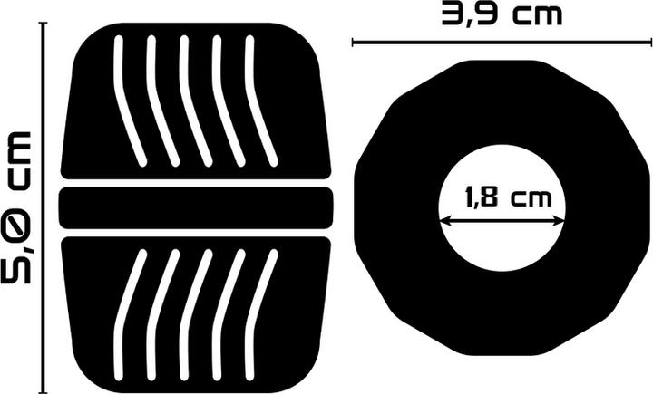 Actual product image Powering Super Flexible Resistant Ring 5cm Pr11 Black (5 cm)