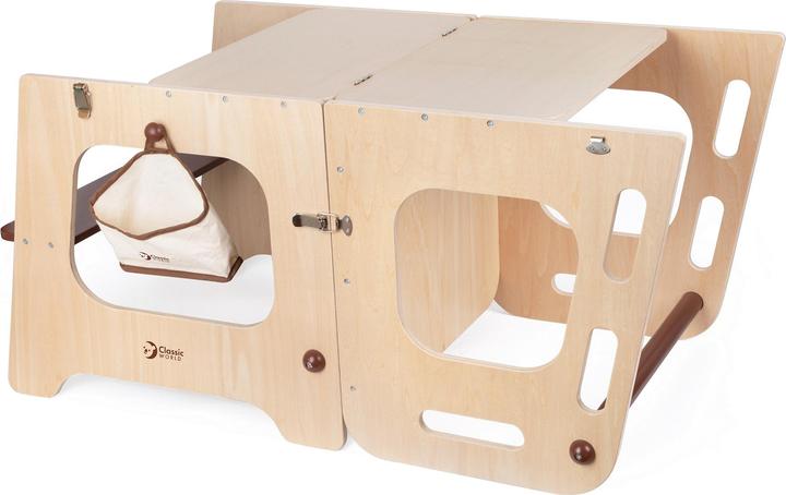 Classic World Lernturm und Tisch aus Holz, 2-in-1, verstellbar, 90