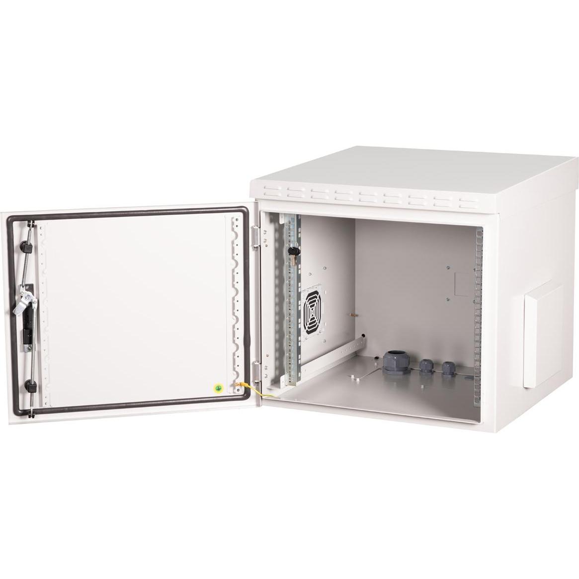 Thumbnail - Roline 19-Zoll Wandgehäuse Pro 9 HE (9 HE, 19 Zoll Rack), Serverschrank, Grau