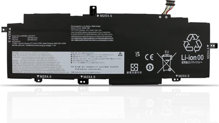 Actual product image Lenovo Internal,4c,57Wh,LiIon,CXP (4 Cells, 3581 mAh)