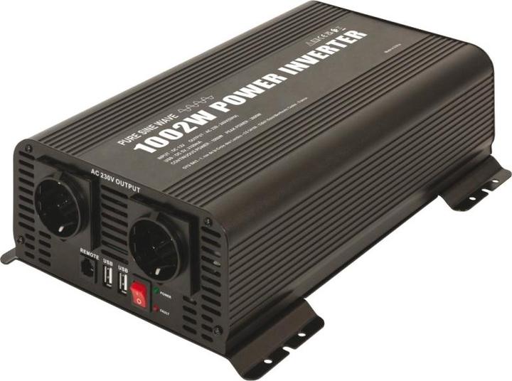 Actual product image GYS PSW 1002W 12V inverter with remote control and screen