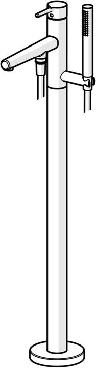 Actual product image Hansa HANSAVANTIS Style Bath Faucet Projection 209 mm, 54832007