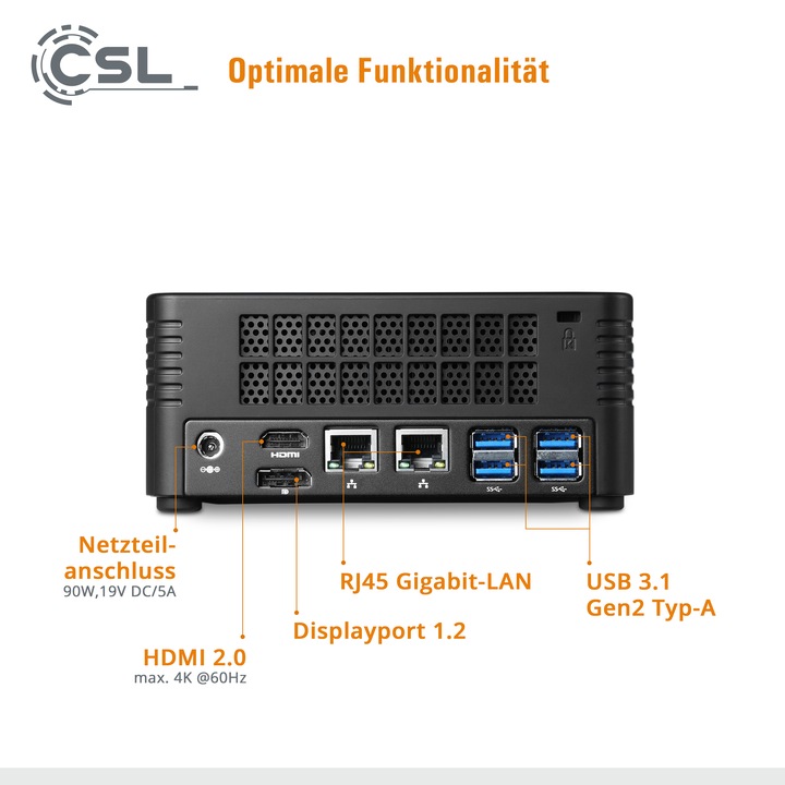 Image du produit CSL X300 (AMD Ryzen 5 5600G, 16 Go, 500 Go, AMD Radeon Graphics)