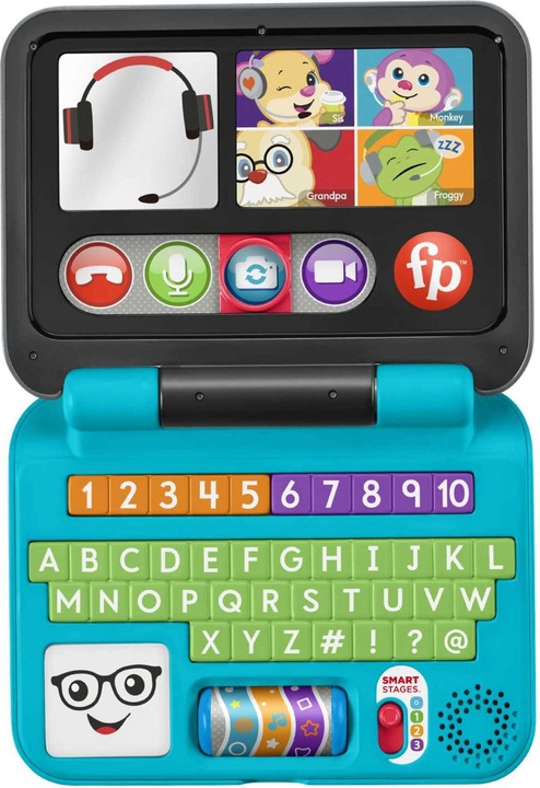 Produktbild Fisher-Price Lernspass Homeoffice Laptop (Französisch, Englisch)