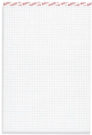Elco Notizblock (A6, Kariert, Kein Einband)
